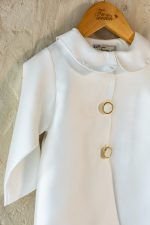 From Scratch “Lilibet” Coat White