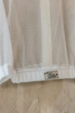 From Scratch Βαπτιστικό Jacket Διαφανές Πουά