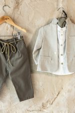 From Scratch Βαπτιστικό Ρούχο Σύνολο “Oliver” (Με Jacket)