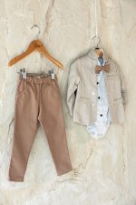 From Scratch Βαπτιστικό Ρούχο Σύνολο "Althur" (Με Jacket)