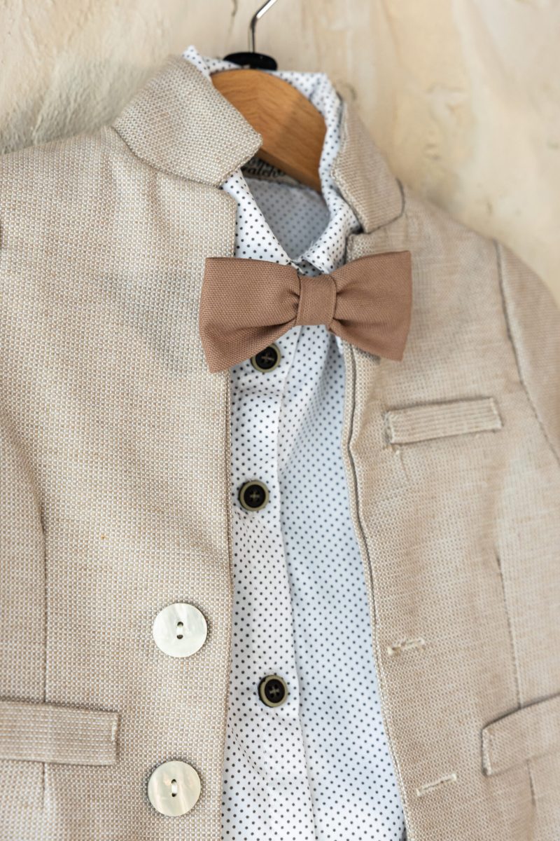 From Scratch Βαπτιστικό Ρούχο Σύνολο "Althur" (Με Jacket)