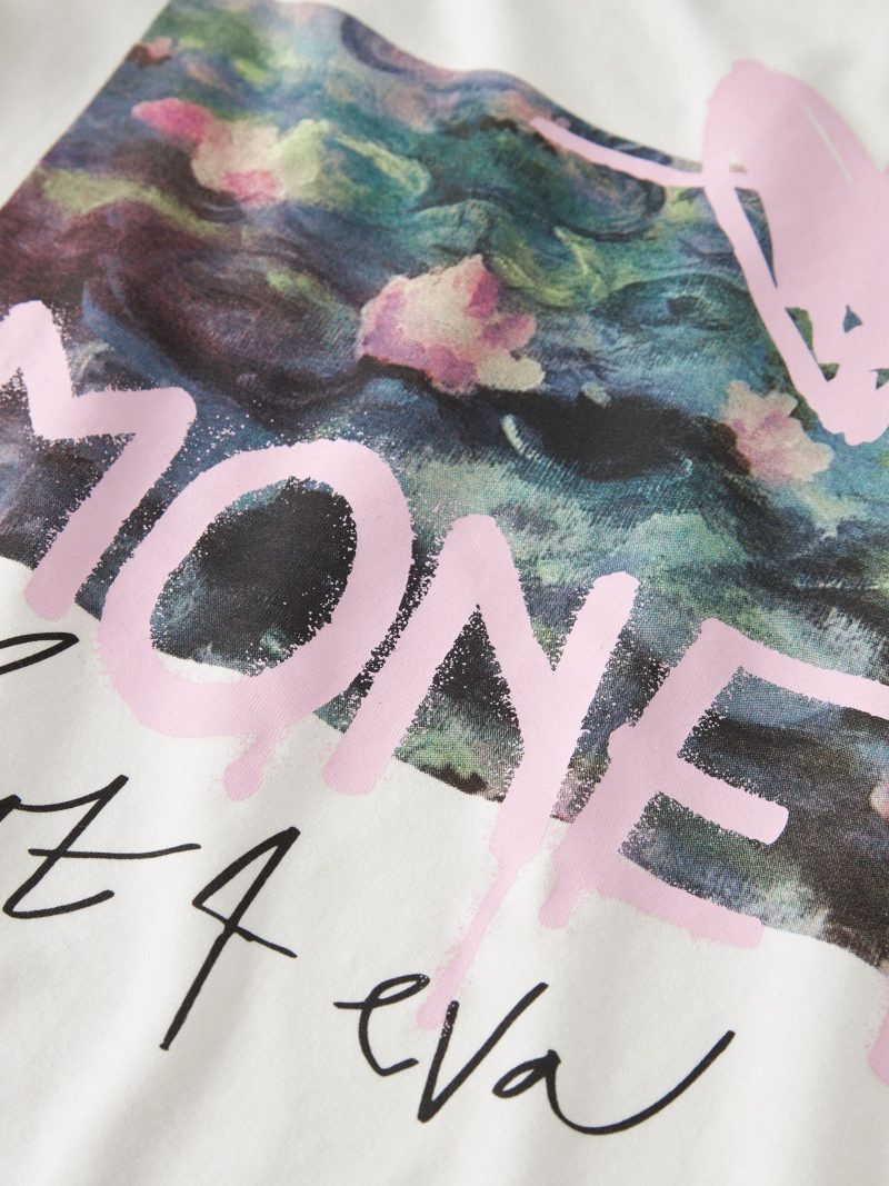Name It Εφηβικό T-shirt Oversized Με Στάμπα