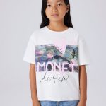 Name It Εφηβικό T-shirt Oversized Με Στάμπα