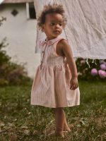 Lil’Atelier Βρεφικό Φόρεμα Ροζ Αντικέ