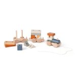 KIDS CONCEPT. Ξύλινο Τρενάκι Με Τουβλάκια Ταξινόμησης