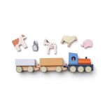 KIDS CONCEPT. Ξύλινο Τρενάκι Με Ζώα Της Φάρμας AIDEN