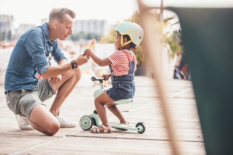 Scoot & Ride Παιδικό Πατίνι Highwaykick 1 Τρίτροχο Με Κάθισμα Για 1-5 Ετών Kiwi