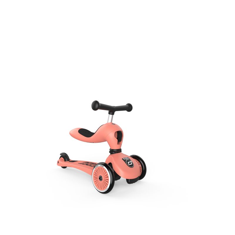 Scoot & Ride Παιδικό Πατίνι Highwaykick 1 Τρίτροχο Με Κάθισμα Για 1-5 Ετών Peach
