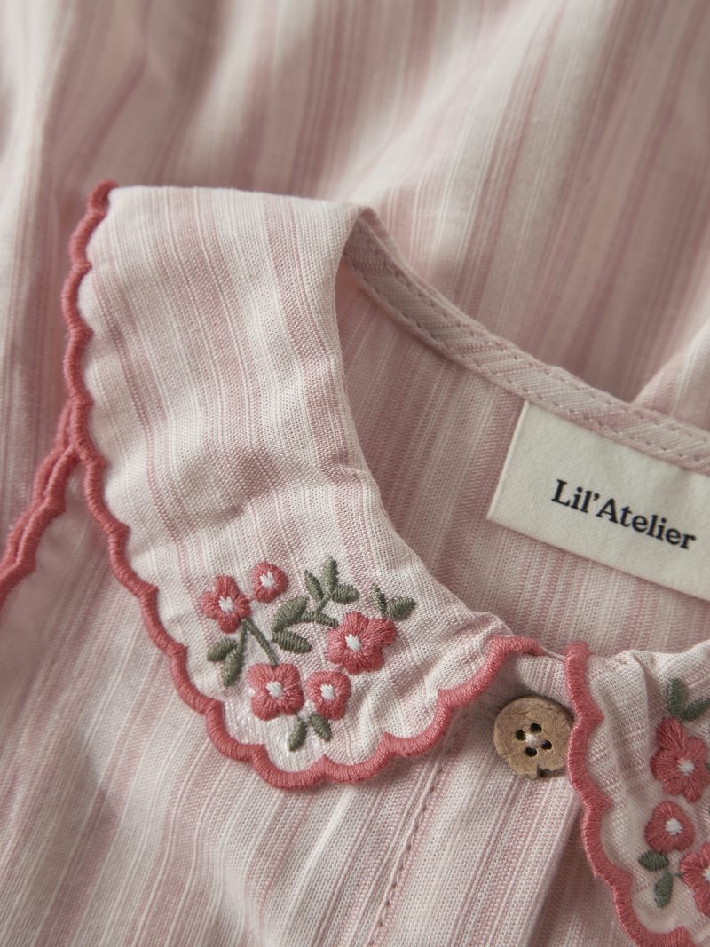 Lil’Atelier Βρεφικό Φόρεμα Ροζ Αντικέ
