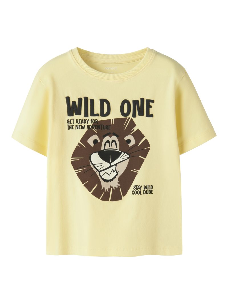 Name it Παιδικό T-shirt Κίτρινο “Lion”
