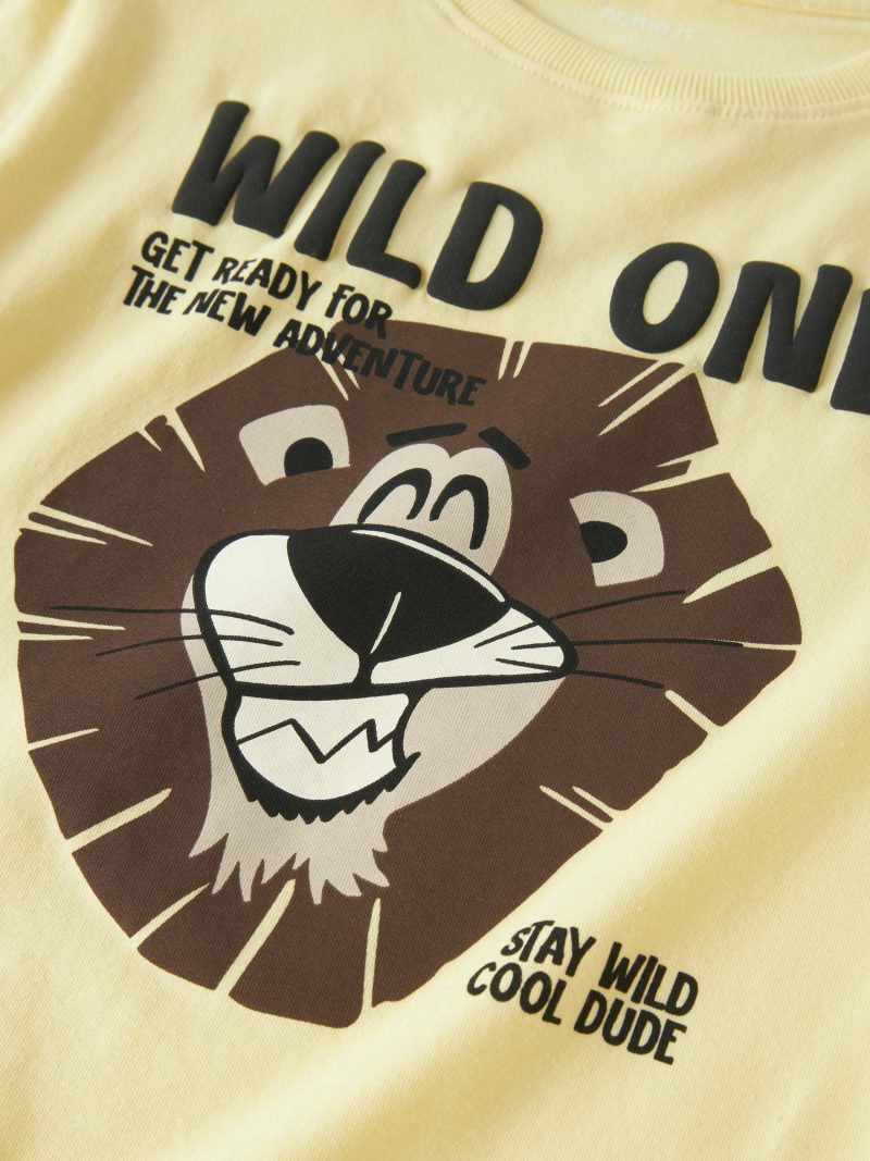 Name it Παιδικό T-shirt Κίτρινο “Lion”