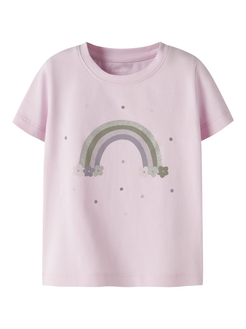 Name it Παιδικό T-shirt Με Ουράνιο Τόξο