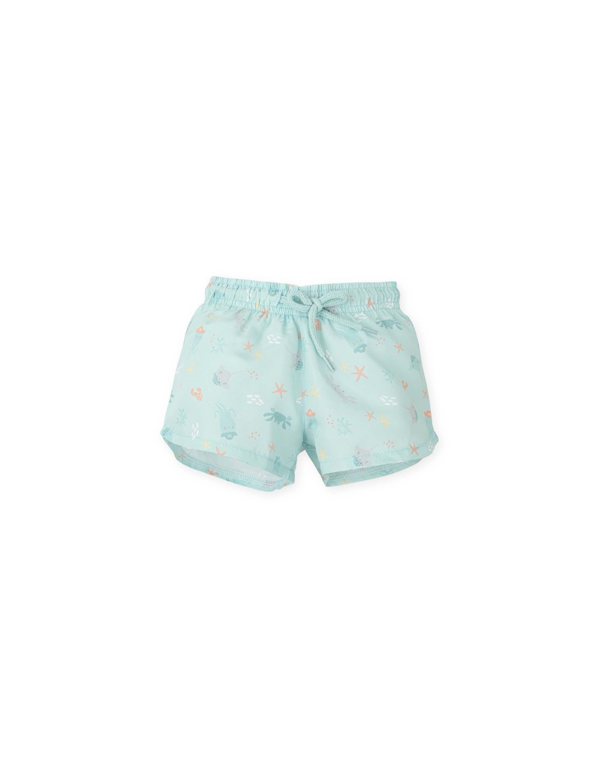 4116S26_G01 Tutto Piccolo-Μαγιό Boxer Με Ζώα Της Θάλασσας Βεραμάν