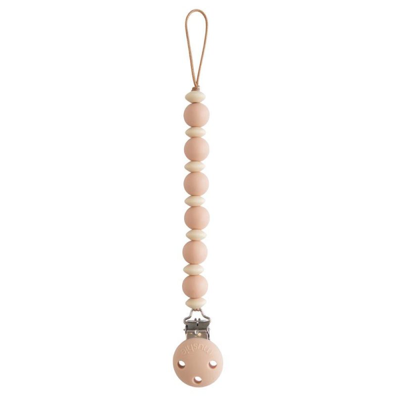Mushie. Κλιπ Πιπίλας Σιλικόνης Luna Blush
