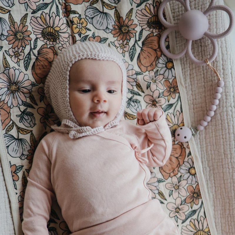 Mushie. Κλιπ Πιπίλας Σιλικόνης Hera Soft Lilac