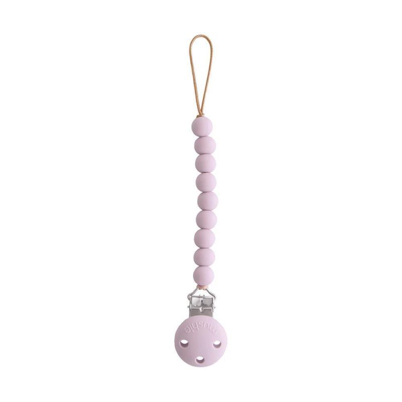 Mushie. Κλιπ Πιπίλας Σιλικόνης Hera Soft Lilac