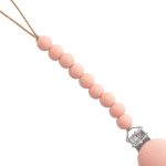 Mushie. Κλιπ Πιπίλας Σιλικόνης Hera Powder Pink