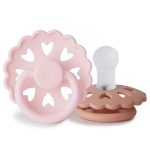 FRIGG. Σετ 2 Πιπίλες Σιλικόνης Fairytale White Lilac/Pretty in Peach 0-6 Μηνών