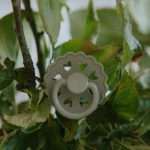 FRIGG. Σετ 2 Πιπίλες Σιλικόνης Fairytale Silky Satin/Willow Gray 0-6 Μηνών
