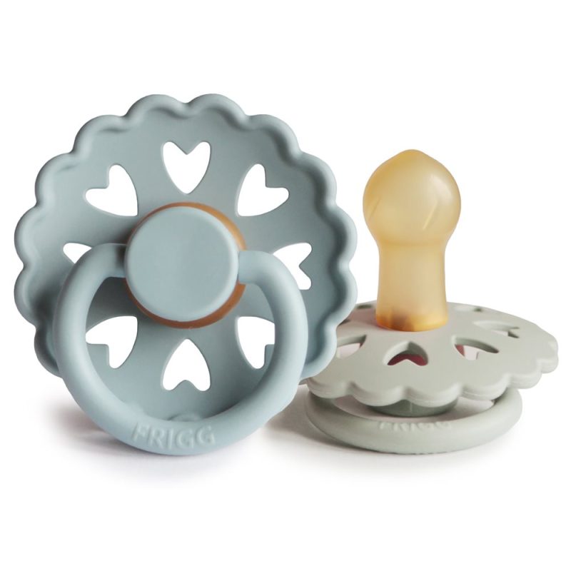 FRIGG. Σετ 2 Πιπίλες Latex Fairytale Stone Blue/Willow Gray 0-6 Μηνών