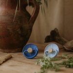 FRIGG. Σετ 2 Πιπίλες Σιλικόνης Little Viking Ocean View/Powder Blue 0-6 Μηνών