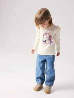 Name it Παιδική Παντελόνι Τζιν Με Unicorns