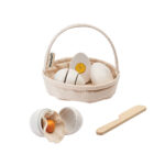 Plan Toys. Καλάθι με αυγά για σπάσιμο & μαγειρέμα