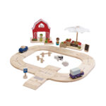 Plan Toys. Φάρμα & Μανάβικο με αυτοκινητόδρομο