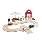 Plan Toys. Φάρμα & Μανάβικο με αυτοκινητόδρομο
